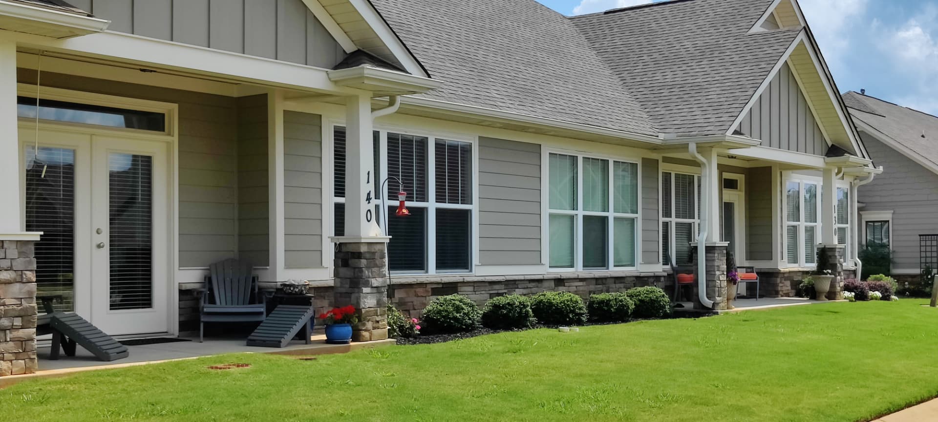 Completed senior living residence by the Oaks at Pickens builder, view 2